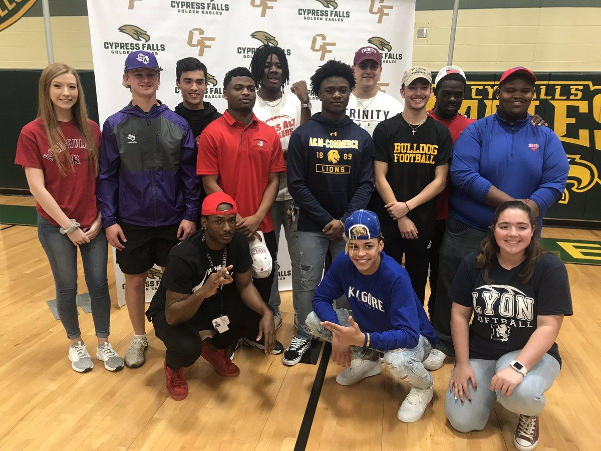 Signing Day: Cypress student-athletes make college selections official