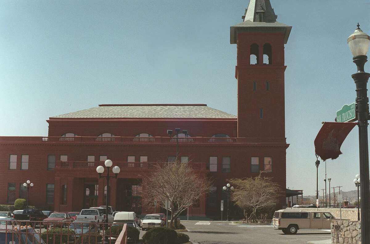 Travel Advance. Amtrak Texas. Amtrak's historic Union Station near downtown El Paso. The station is less busy now, but once was a major conduit for train passengers in the Southwest. Photo by Rod Davis, staff. Horizontal. Feb. 2002.