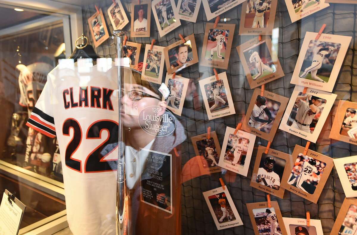 San Francisco Giants Brown Framed Logo Jersey Display Case