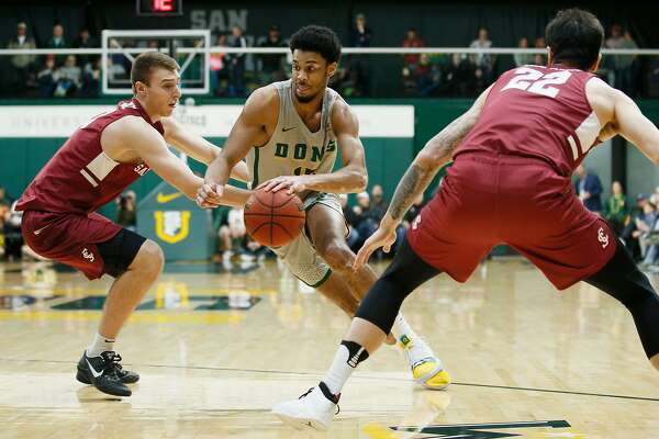 Usf Holds Off Santa Clara Ends Skid At 3 Games Sfchronicle Com