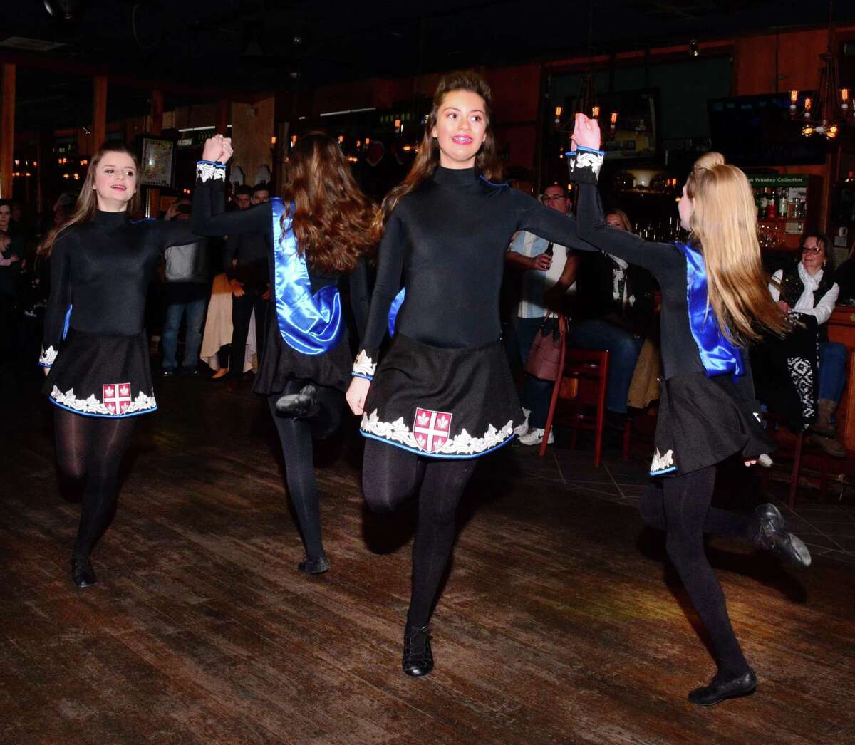 Ashurst Academy Irish Dancers perform during Molly Darcy's 25th annual St. Patrick's Day Parade Fundraiser on Sunday February 10, 2019.