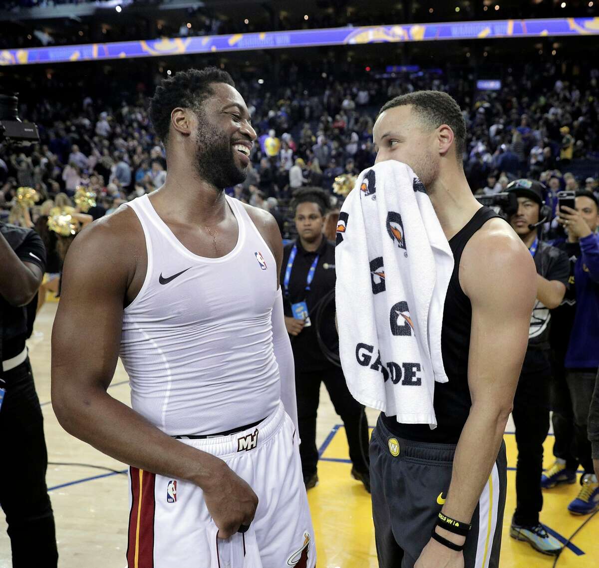 Dwayne Wade Swapped Jerseys With NBA Legends as His Final Season