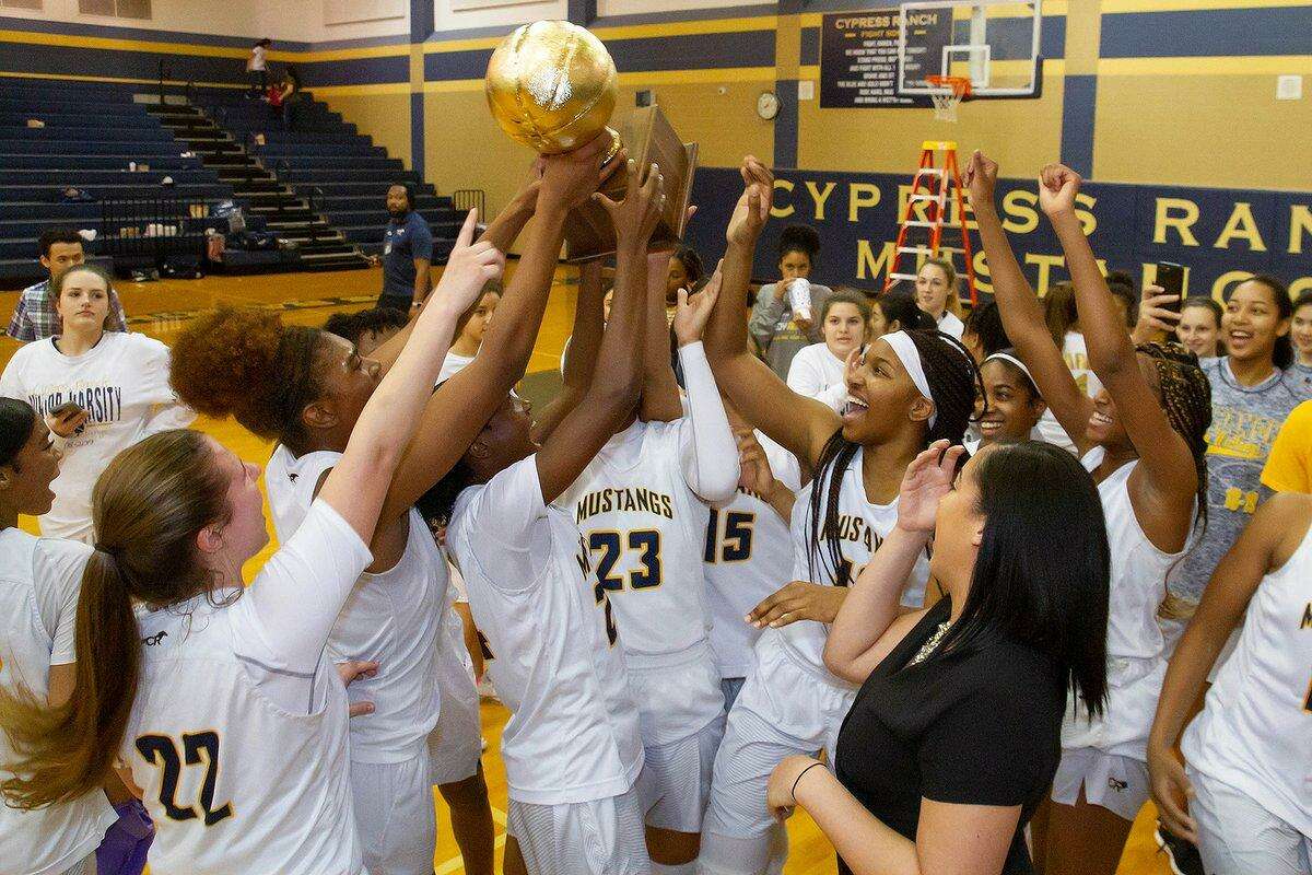 Cypress high school roundup: Lady Falcons, Lady Mustangs celebrate ...