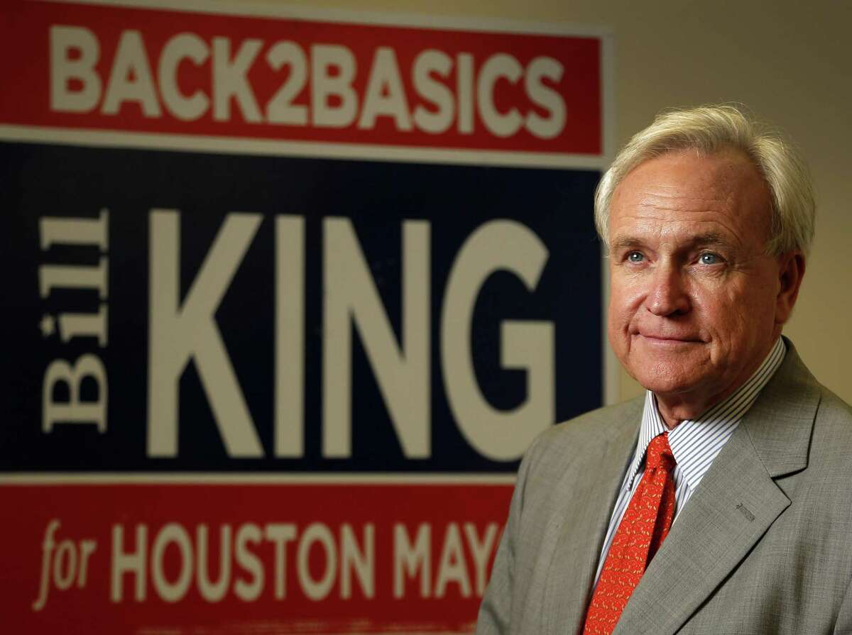Bill King at his campaign headquarters on Friday, Nov. 6, 2015. ( Karen Warren / Houston Chronicle )