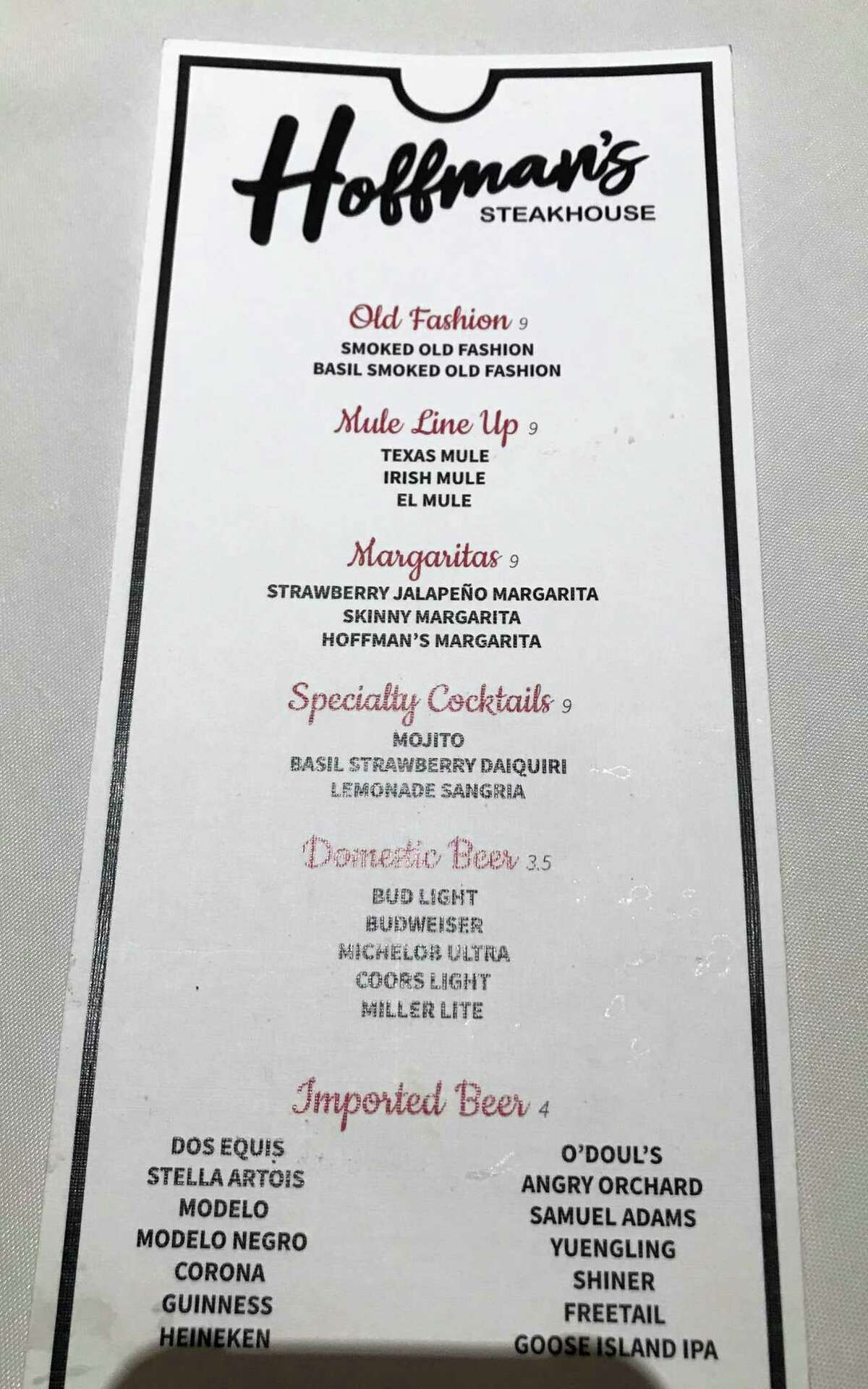 Review Hoffman's Steakhouse brings unexpected refinement to San