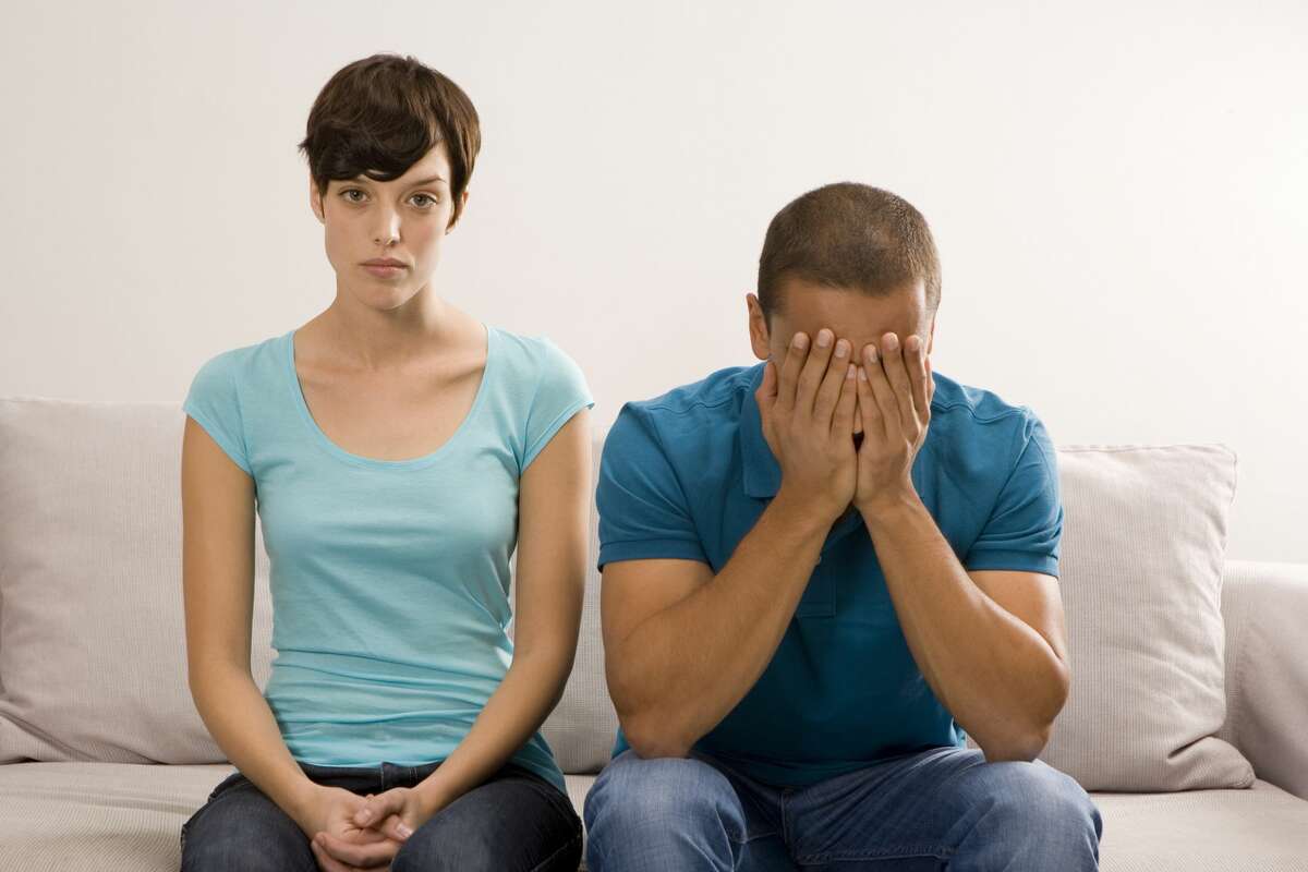 A woman doesn't want her husband's to talk with his family members.