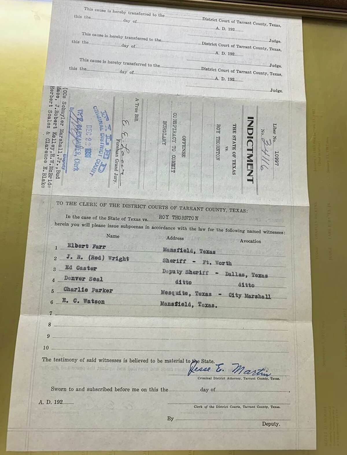 Death Records Tarrant County Texas