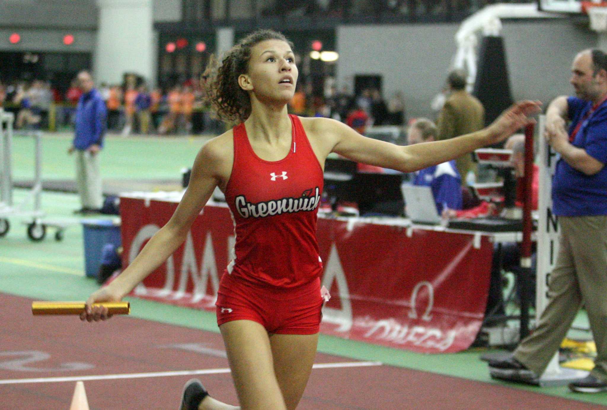 Greenwich Girls Indoor Track Team Gearing For State Open Greenwich Girls Indoor Track Team Gearing For State Open