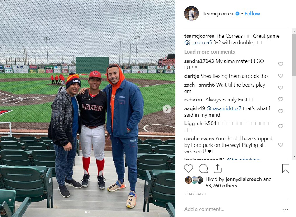 Lamar baseball coach happy for Astros' Bregman, Harris