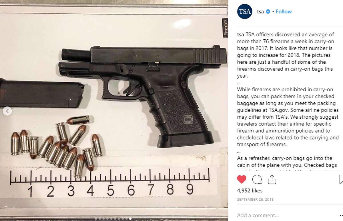 Another loaded gun found in passenger’s carryon at CT airport