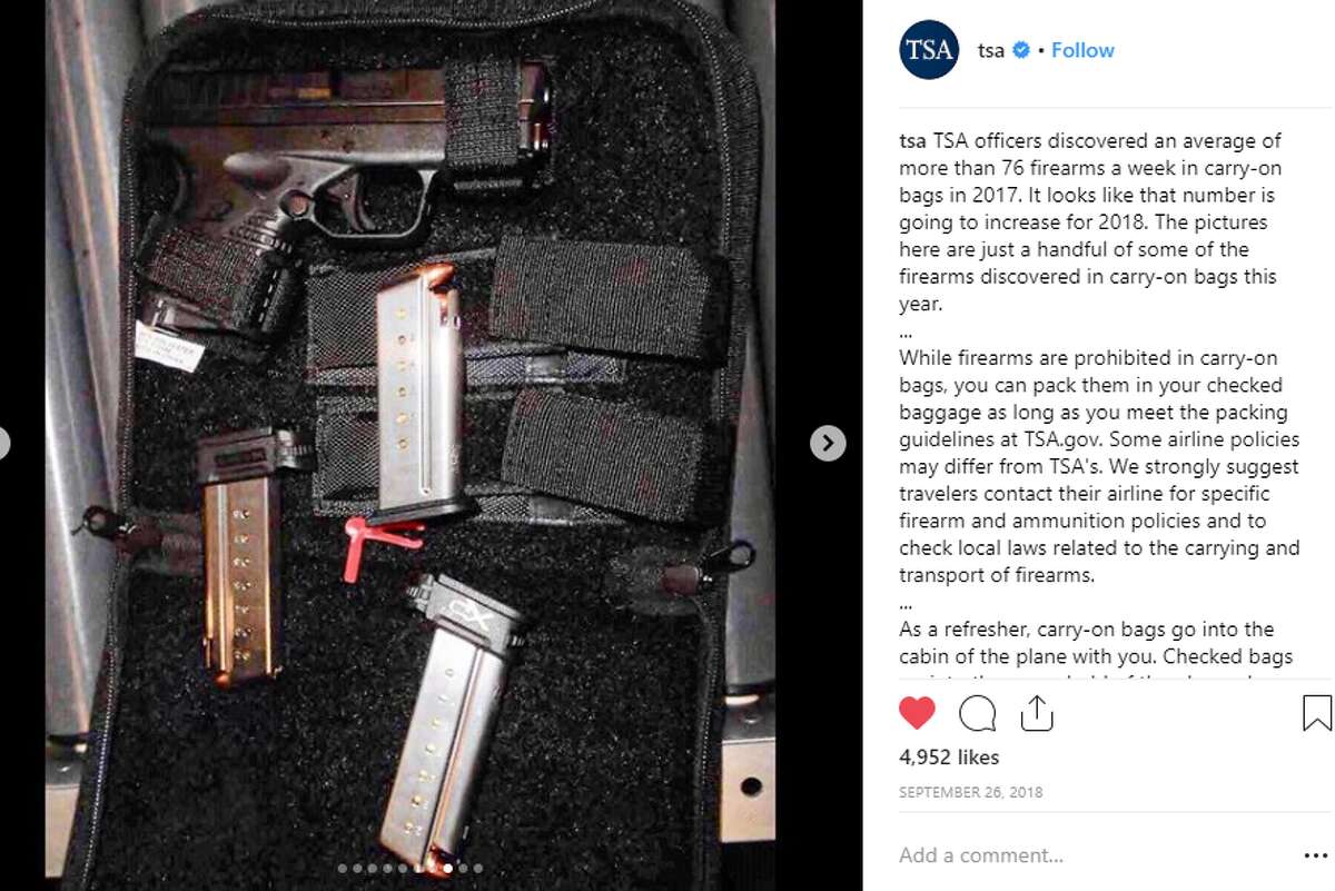 More guns in carryon bags at Bradley airport