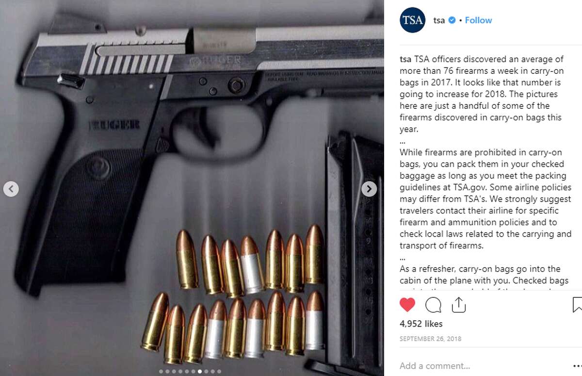 Another loaded gun found in passenger’s carryon at CT airport