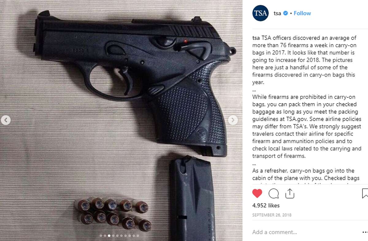 Another loaded gun found in passenger’s carryon at CT airport