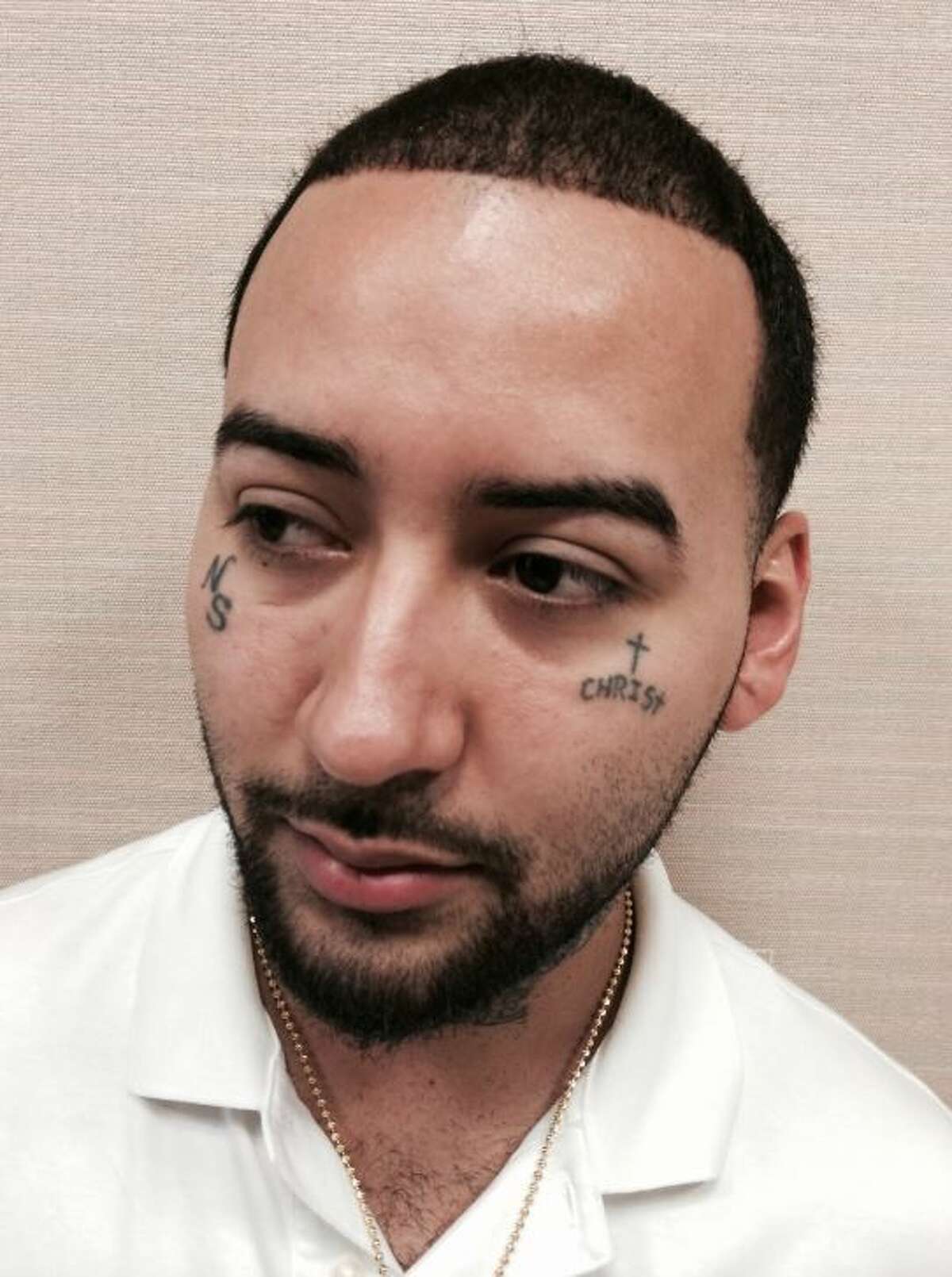 “NS” for North Shore, Jaime goes by “Young Don” & says he doesn’t claim any gang,  according to Houston Chronicle reporter Brian Roger's website, FaceTattooArmy. >>> Click through to see more tattoos.