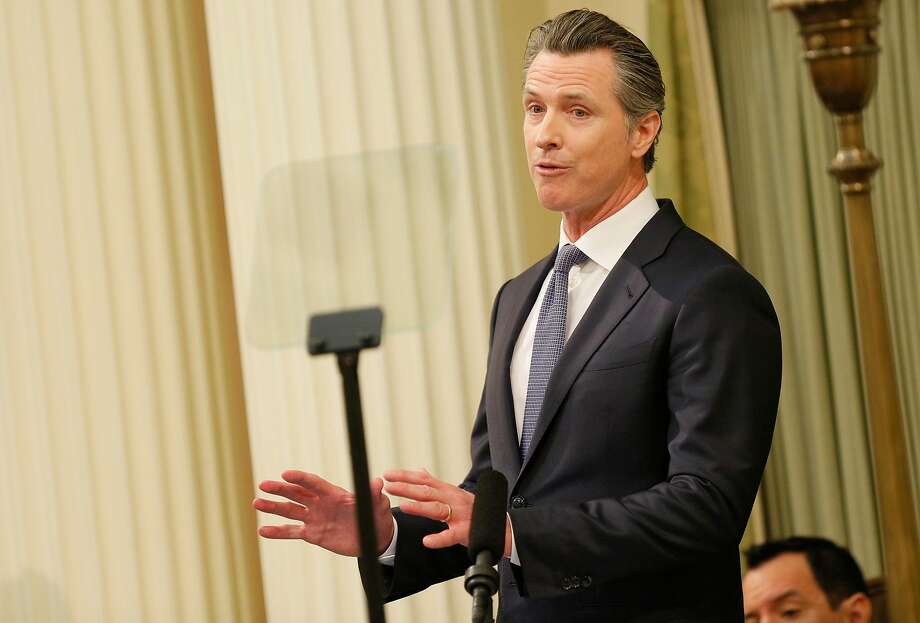 California Gov. Gavin Newsom announced in his State of the State address Tuesday that California would abandon the plan to build high-speed rail between San Francisco and Los Angeles. Instead, Newsom announced a plan to connect Merced and Bakersfield.  Photo: Santiago Mejia, The Chronicle