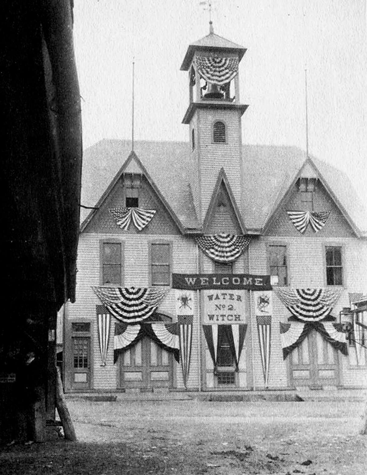 The Water Witch Hose Co. No. 2 firehouse on Church Street in the village center of New Miford is all dressed up in 1900 for the traditional firemen's parade. Now home to Ruth Chase Flowers, the wooden edifice served as the town's chief fire station from the late 1800s until a state of the art, brick structure was built in 1960 on Route 67, alongside Great Brook, just south of the intersection of East and Bridge streets. If you have a "Way Back When" photograph you'd like to share, contact Deborah Rose at drose@newstimes.com or 860-355-7324.