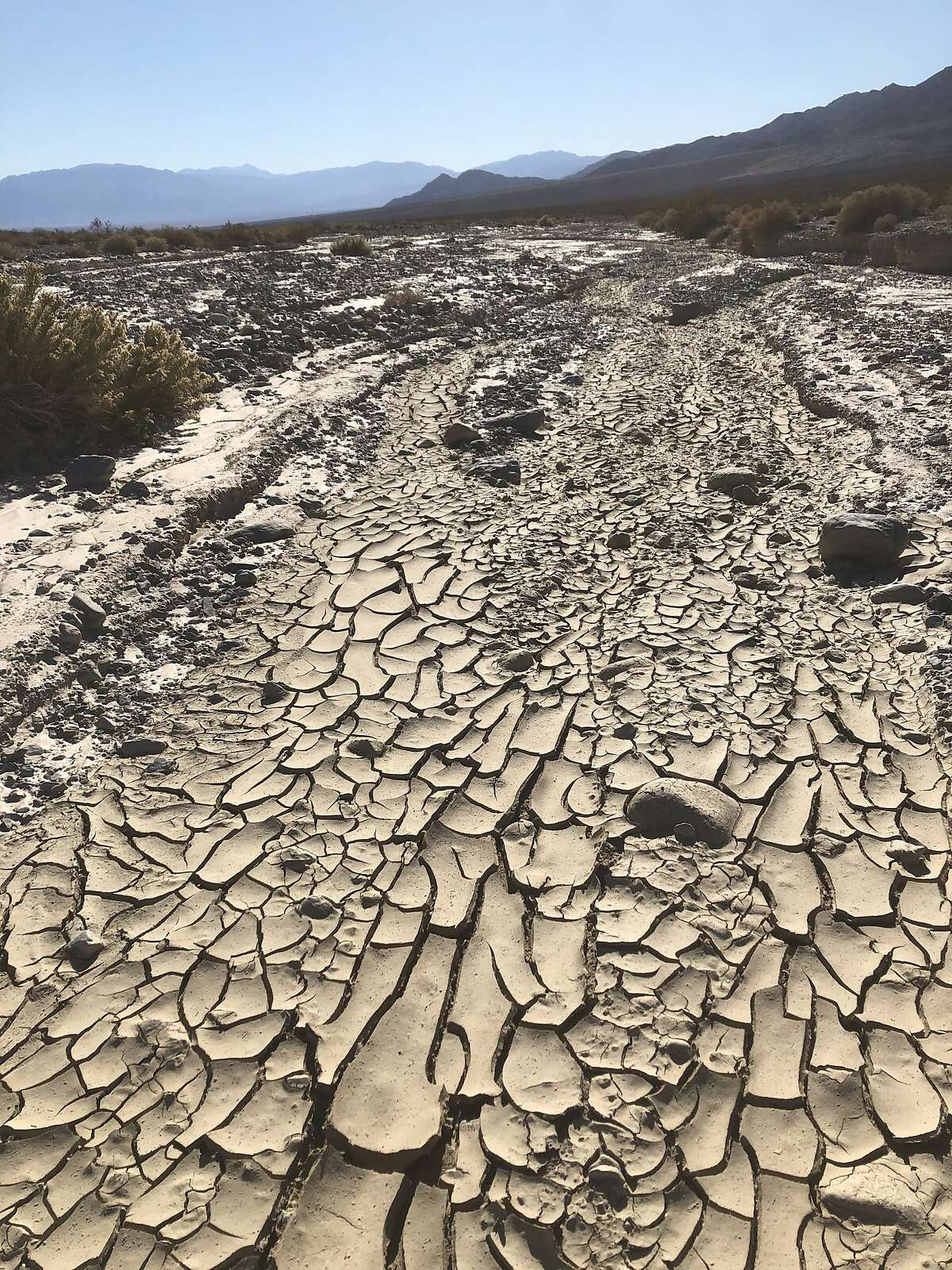 Death Valley flooded by drenching rains 'It's like putting water on