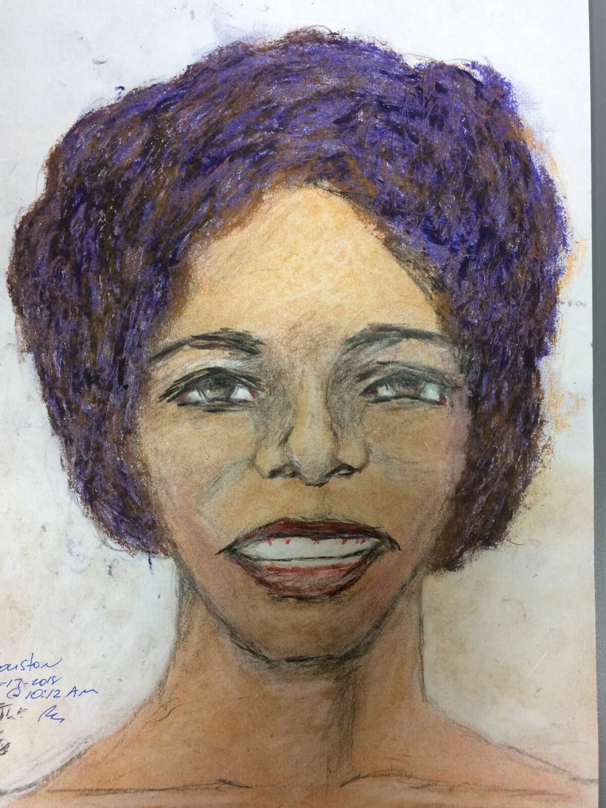 This woman, identified only as a black female between 25-28 years old, was killed by Samuel Little in Houston some time killed between 1976 and 1979 or in 1993, federal officials say.