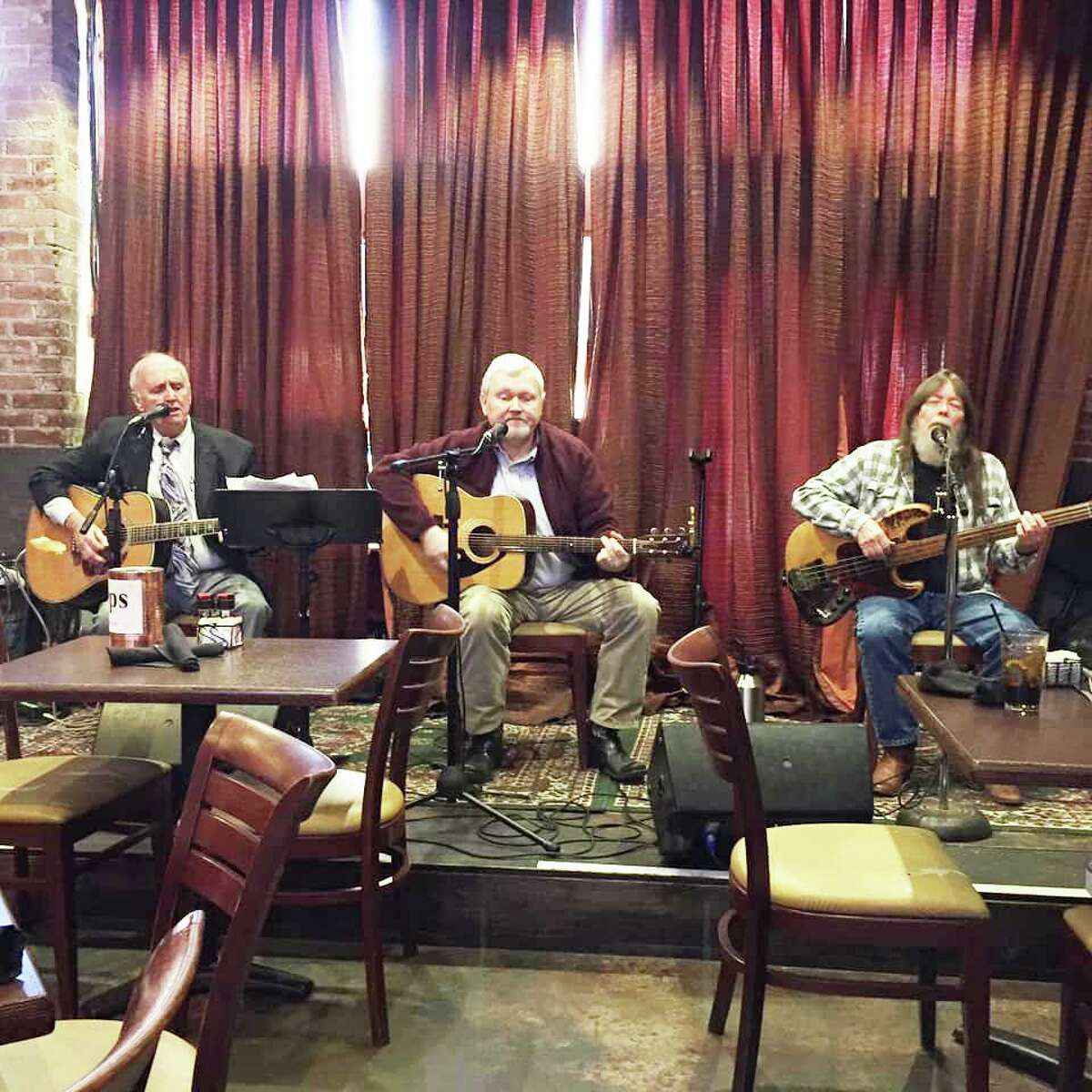 The Jim Sloan Trio, from left, includes Jim Sloan, Bobby Nichols and Claude Wooley. They are back performing in the Sunday Gospel Brunch at The Red Brick Tavern at 11:30 a.m.