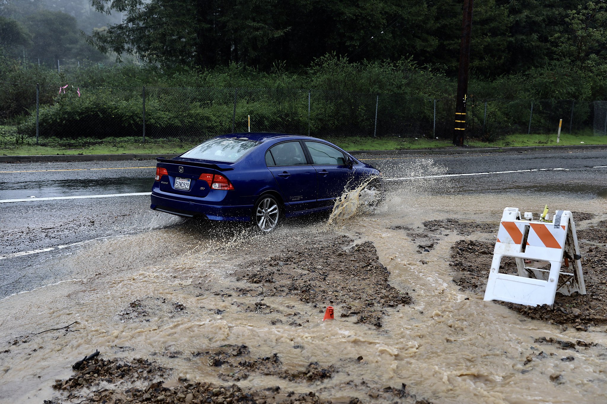 Traffic: Bay Area roads washed out by floods, wind advisories in effect