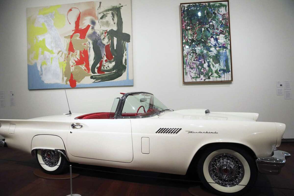 A 1957 Ford Thunderbird is paired with paintings from the same era in "American Dreams: Classic Cars and Postwar Paintings.”