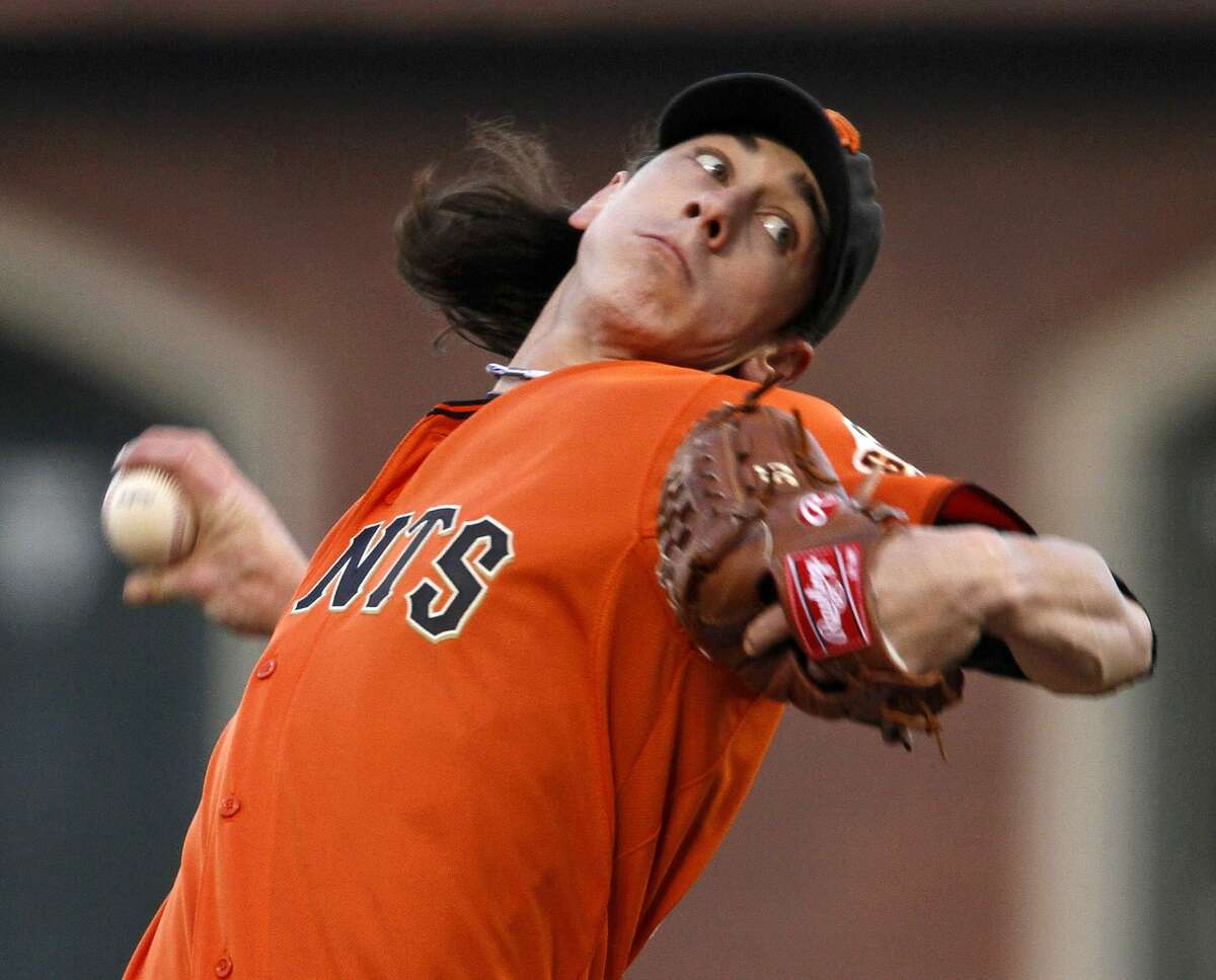 Former San Francisco Giants pitcher Tim Lincecum returned to San Francisco to see his former coach, Bruce Bochy, manage his last game ahead of his retirement.