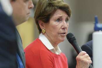 State Rep. Livvy Floren, R-Greenwich, speaks during the Greenwich Next bi-partisan panel discussion at the YWCA in Greenwich, Conn. Sunday, Jan. 27, 2019. Moderated by Hearst Connecticut Vice President of News and Digital Content Matt DeRienzo, the panel featured Republican State Reps. Livvy Floren and Fred Camillo, Democratic State Rep. Steve Meskers, and Democratic State Sen. Alex Bergstein. The group previewed the upcoming legislative agenda and discussed fiscal and social issues facing the state.
