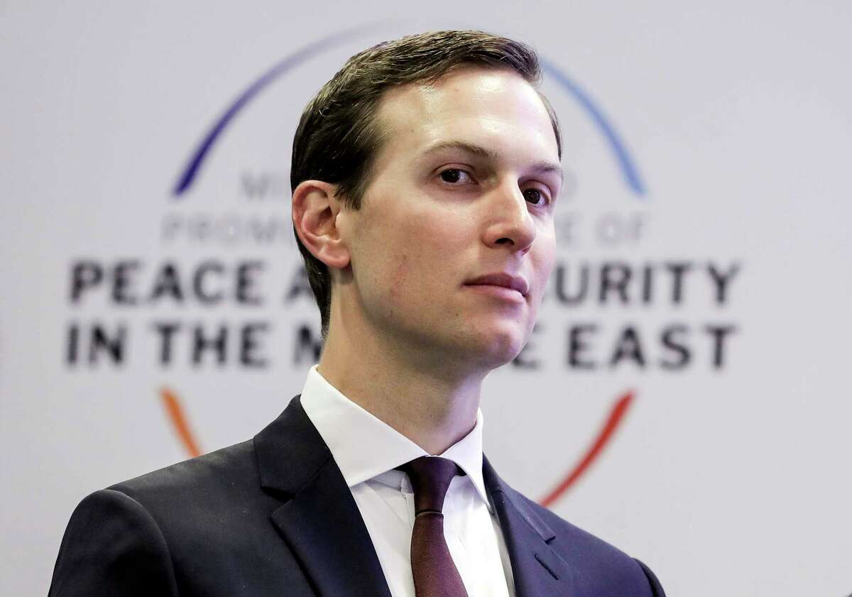 White House Senior Adviser Jared Kushner is pictured at a conference on Peace and Security in the Middle East in Warsaw, Poland, Thursday, Feb. 14, 2019. The Polish capital is host for a two-day international conference, co-organized by Poland and the United States. (AP Photo/Michael Sohn)