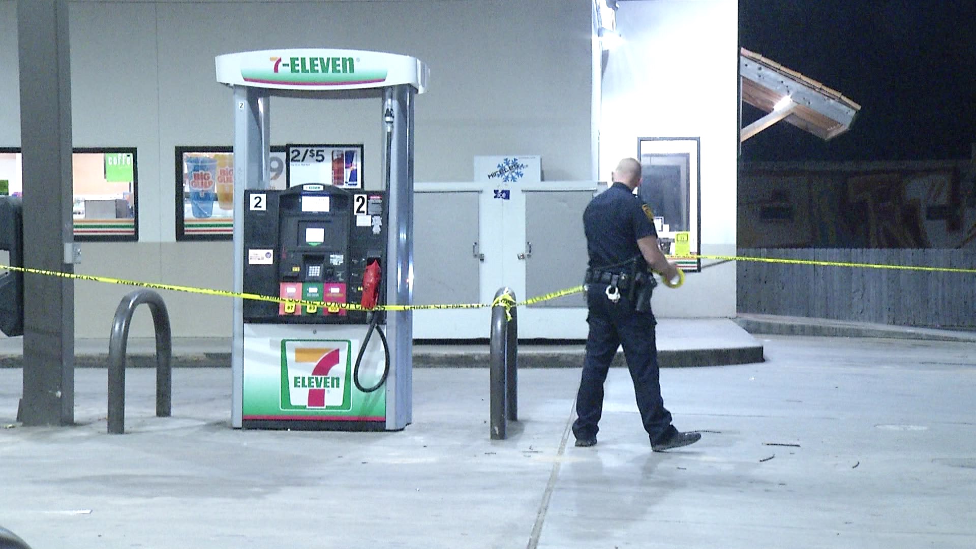 1 hospitalized after fight at West Side gas station