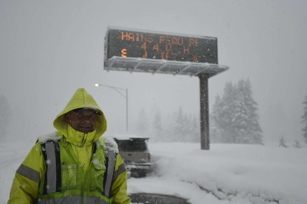 Snow I80 to Tahoe, Hwy. 50 reopened, chains required