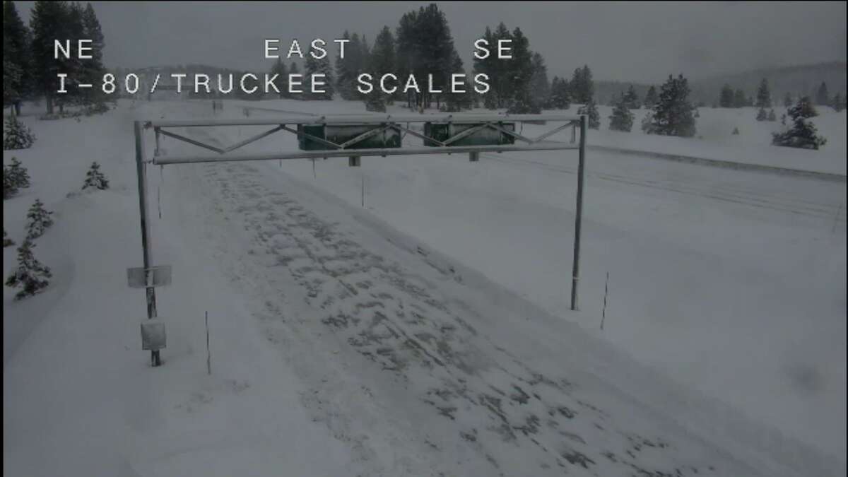 Caltrans reopens I80 over Sierra Nevada mountain range Friday evening