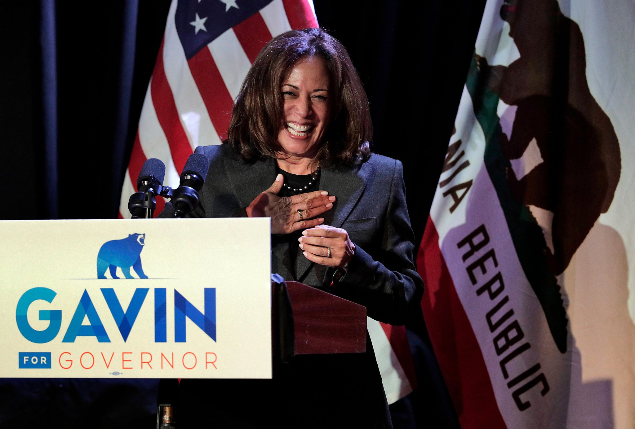 Gavin Newsom endorses Kamala Harris for president