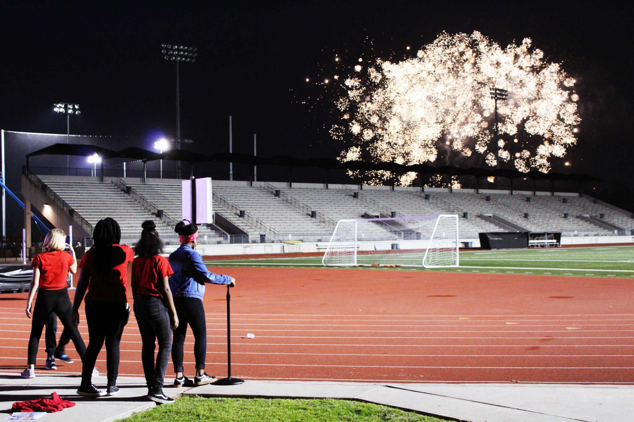 Humble ISD celebrates 100 years with speeches, sparks