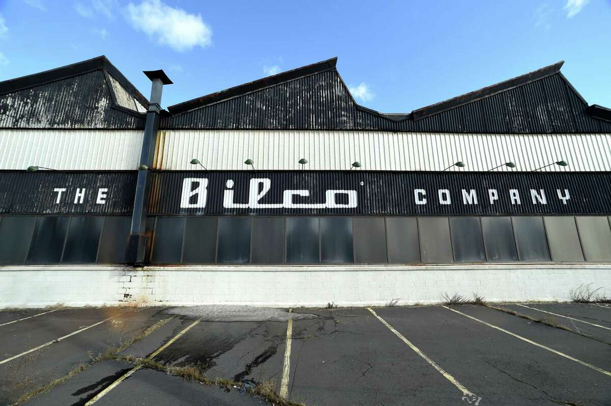 The vacant Bilco Company overhead door manufacturer on Water St. in West Haven photographed on January 24, 2018 is scheduled for demolition to make way for The Havens upscale outlet mall.