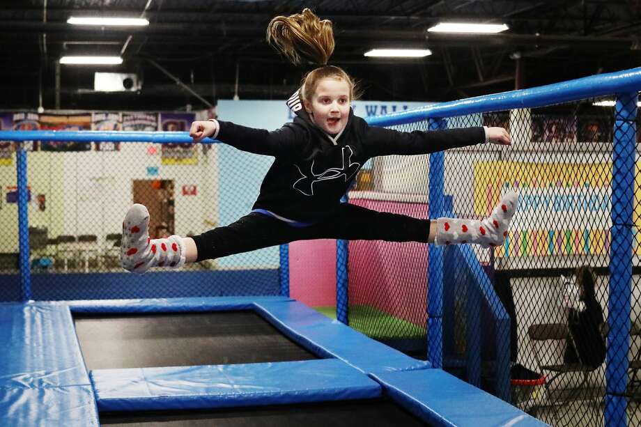 Children Play At Aftershock Trampoline Park In Midland Mall Feb 18 2019 Midland Daily News