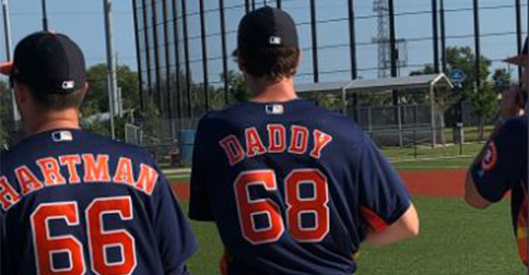 Daddy's back': Ex-Alamo Heights star Forrest Whitley gets new jersey at  Astros spring training