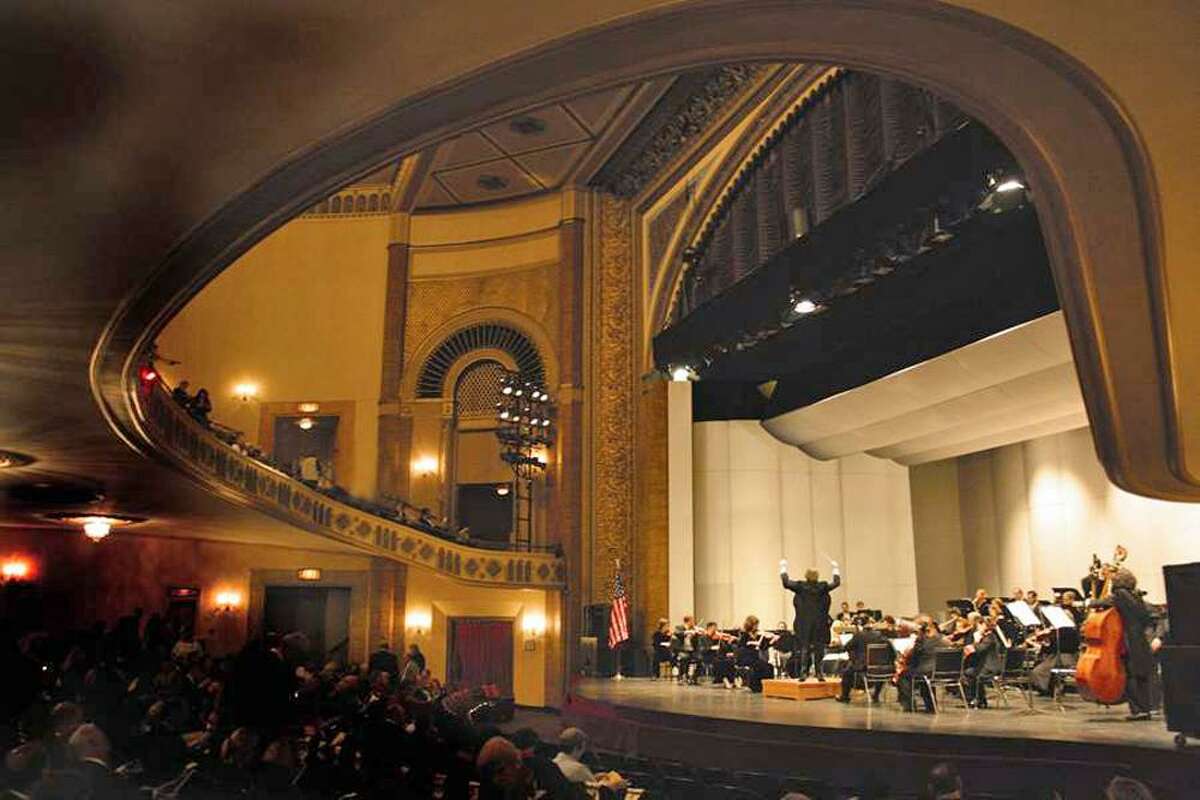 The Stamford Symphony will perform “The Path to Jupiter,” a program that includes works by Mozart, Haydn and Schubert, at Stamford’s Palace Theatre, above, March 9-10.