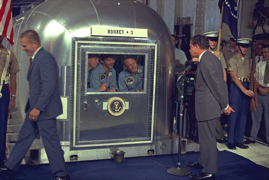 Houston Astros score the 11th run on the 11th hit from the 11th batter in  the inning on the night they celebrate the Apollo 11 moon landing while  interviewing Neil Armstrong's son