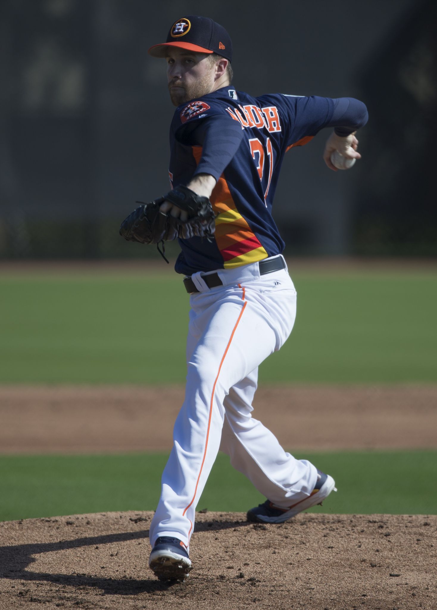 Daddy's back': Ex-Alamo Heights star Forrest Whitley gets new jersey at Astros  spring training