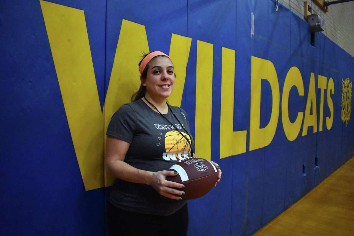 First female high school football coach in Connecticut is blazing