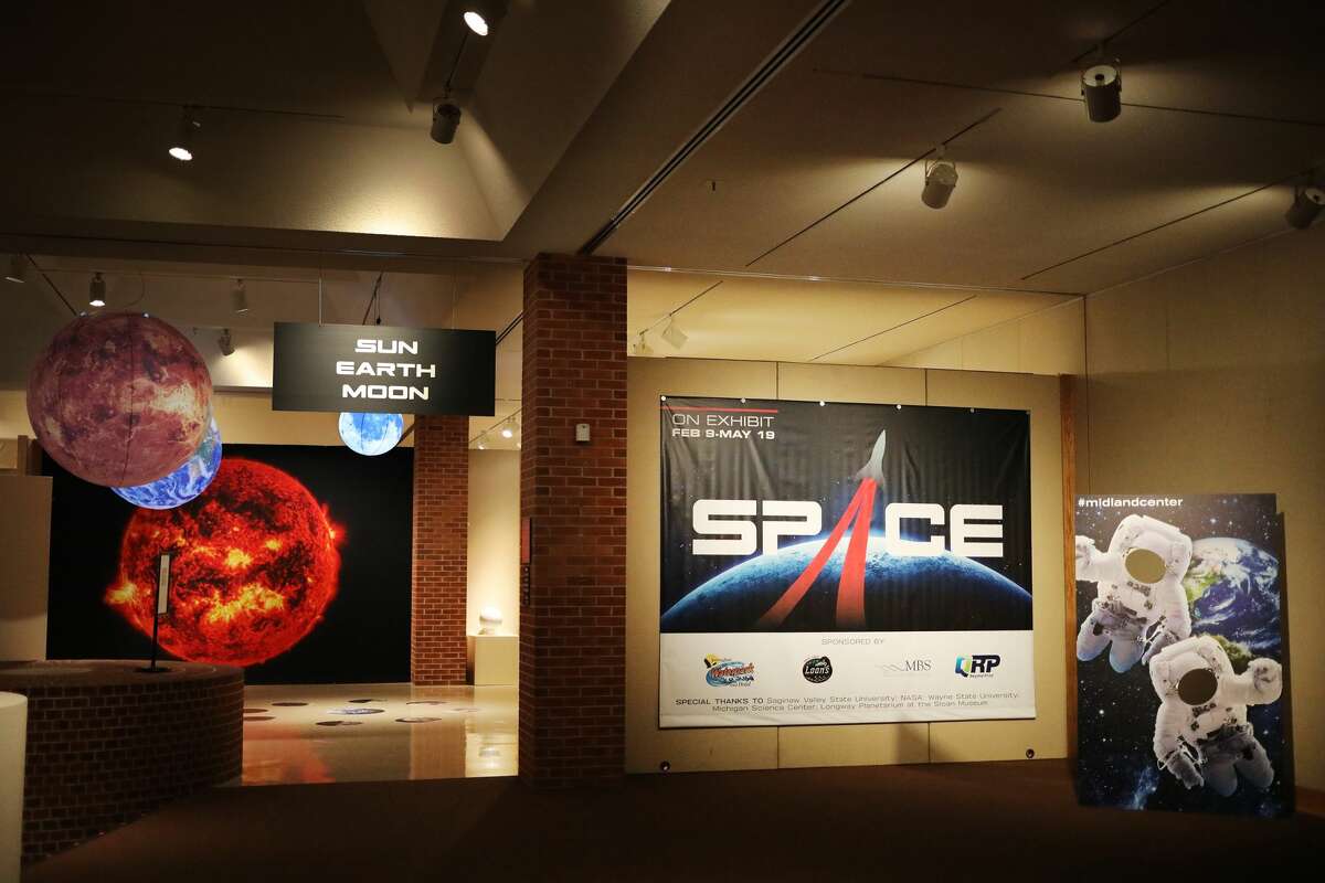 A new outer space-themed exhibit is now open at the Alden B. Dow Museum of Science & Art. (Katy Kildee/kkildee@mdn.net)