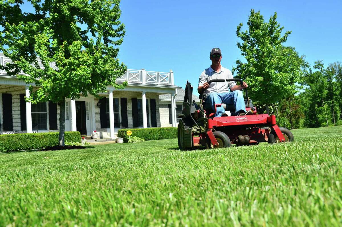To keep your lawn looking its best, mow your lawn before it grows so tall that you have to cut off more than one-third of the blade. That usually means mowing once per week.
