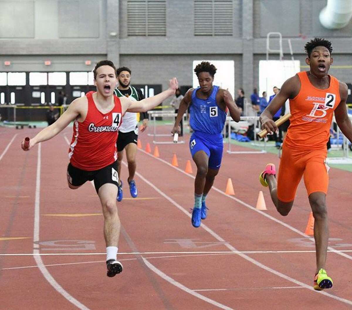 Greenwich boys 4x200 relay team having memorable season