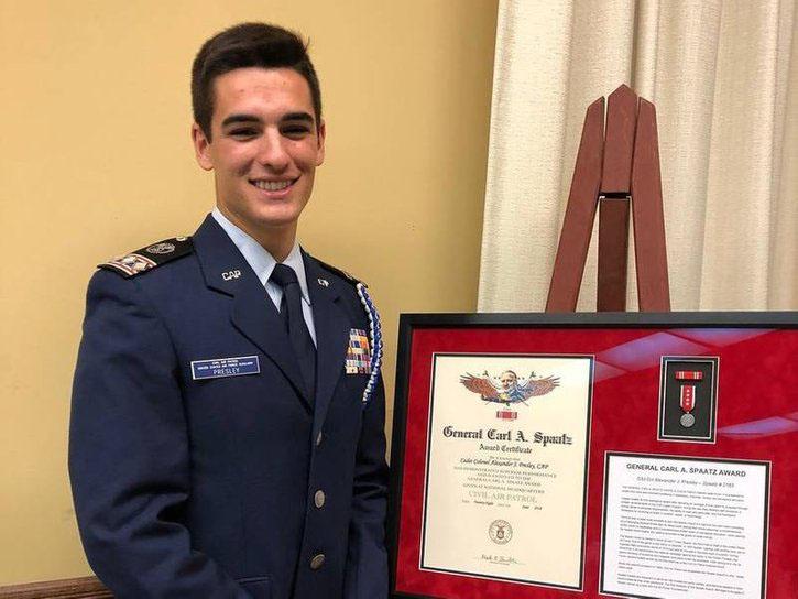 Civil Air Patrol cadet from Greenwich earns highest award