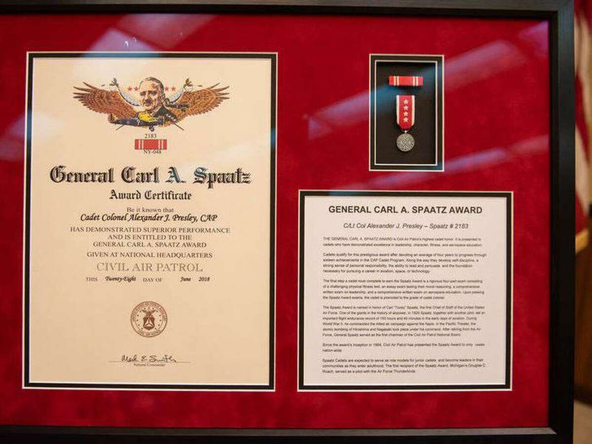 Civil Air Patrol cadet from Greenwich earns highest award