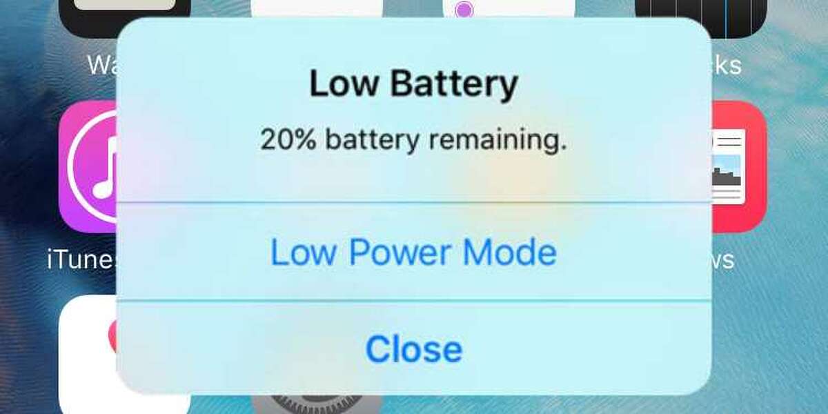 Battery remain. Low Battery iphone.