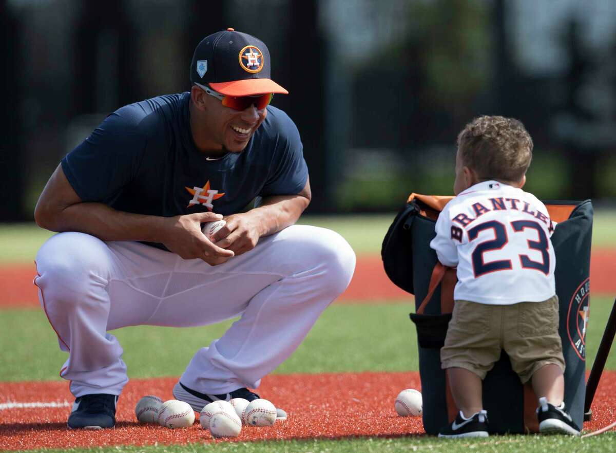 Michael Brantley Shows Why He's Such a Beloved Astro and World Class  Teammate — How an No-Way, Run-Down Catch From Uncle Mike Made the Champs  Believe Again