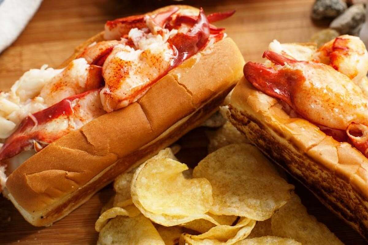 A lobster roll from Cousins Maine Lobster food truck