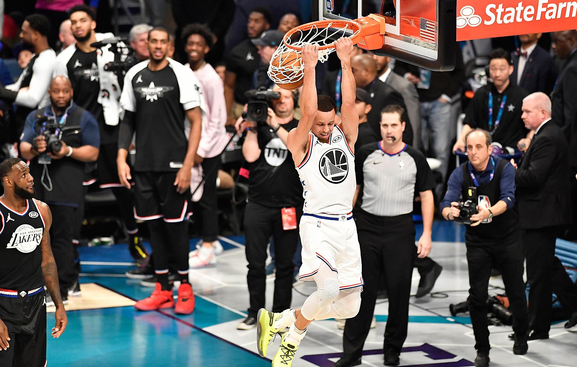 stephen curry dunk all star game