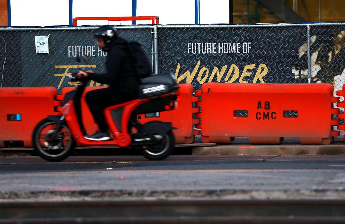 Messages stating "Future home of family; Future home of wonder," are posted outside the Chase Center, located at 1601 3rd Street in San Francisco, Calif. on Wednesday, February 20, 2019. The mayor and other San Francisco officials are convening a special council to address concerns around congestion and infrastructure tied to the planned September opening of the Chase Center, which is under construction.
